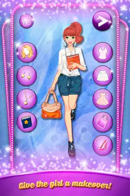 Game screenshot Модная одежда для ученицы. Платья, юбки, макияж apk