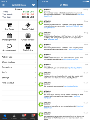 Screenshot #4 pour iWHMCS