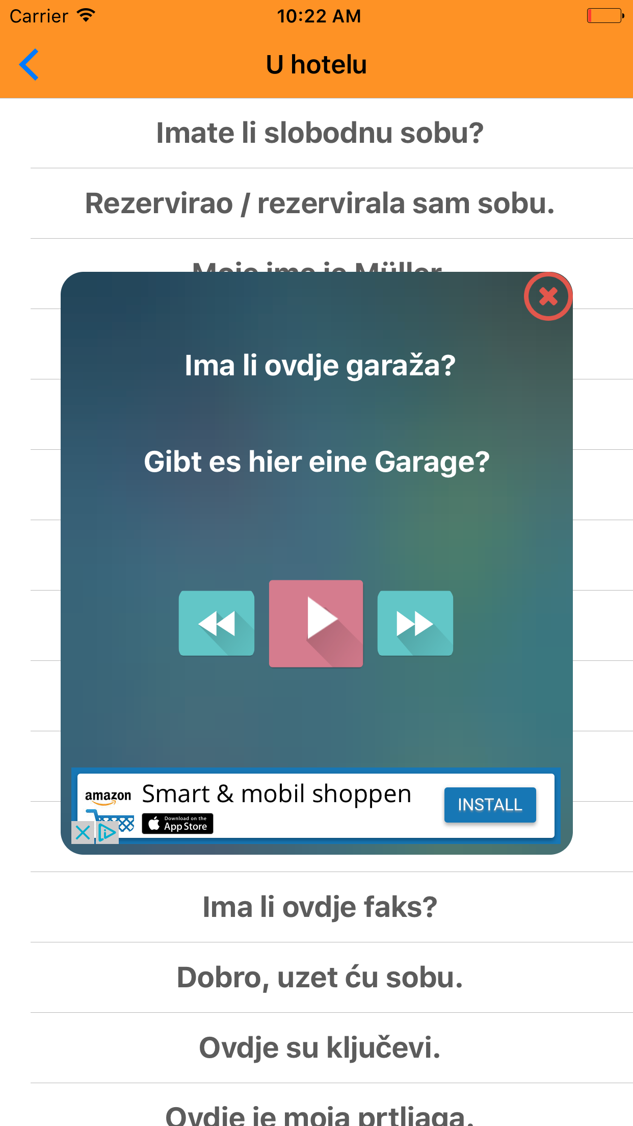 Nauči Njemački Audio lekcije screenshot 4
