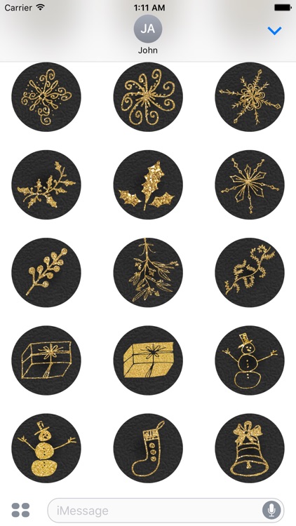 Christmas Glitter Stickers screenshot-4