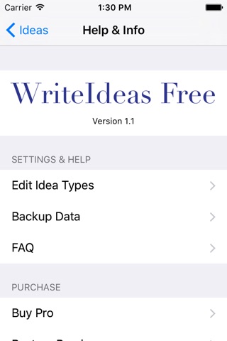 WriteIdeas screenshot 4