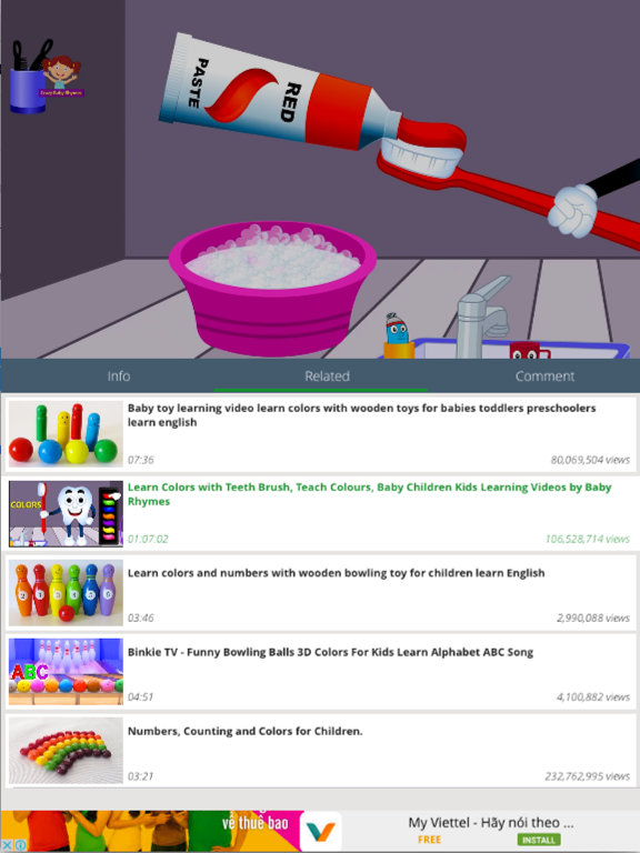 Screenshot #5 pour Child English - Learning for children by videos