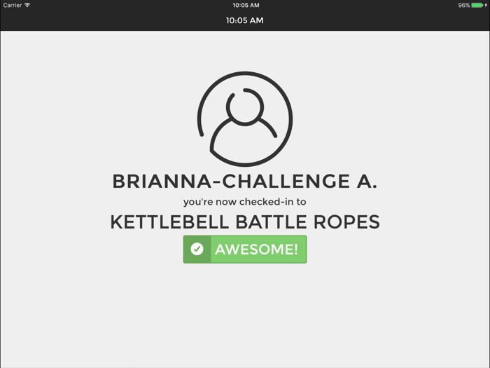 ClubReady Class Kiosk