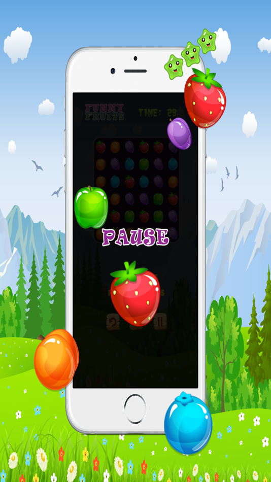 #5. Funny Fruits Match Three - Free Matching 3 Games (iOS) 由: Jadet Daengsaengtien