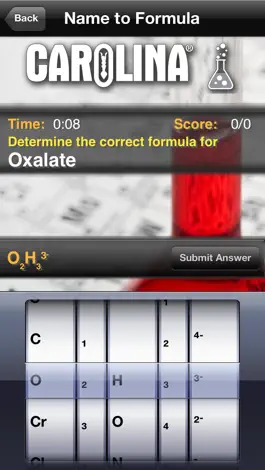 Game screenshot Chemistry Formula Practice Free hack