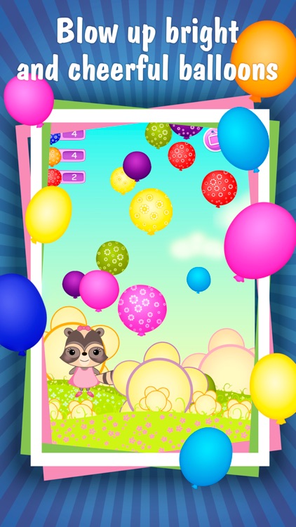 Candy Raccoon: Pop Balloons