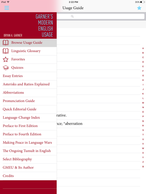 Screenshot #5 pour Garner's Modern English Usage