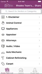 Rhodes Team screenshot #2 for iPhone