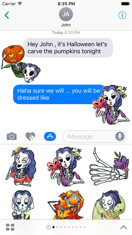 Halloween Princess Emoji Stickers - for iMessage