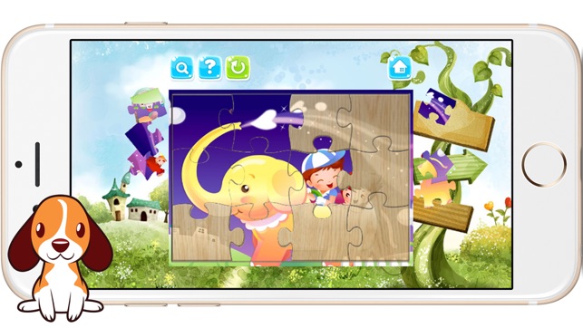 卡通動物拼圖為孩子和幼兒(圖5)-速報App