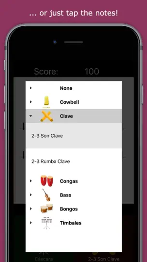 Capture d'écran de Clave Master - The Ultimate Salsa Clave Trainer! sur iPhone 5