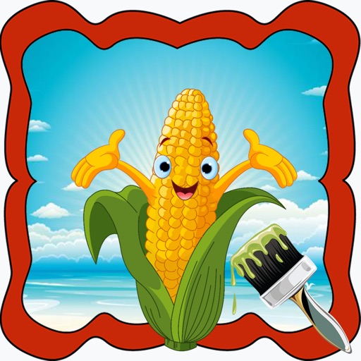 Vegetable Family Cartoon Coloring Version iOS App