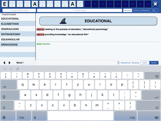 Screenshot #4 for Crossword Wizard Free