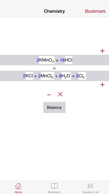 Balance Chemical Equation