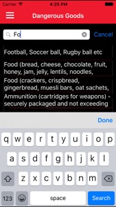 Can I pack that? - Dangerous Goods App screenshot #2 for iPhone