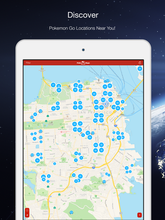 Poke Go Maps for Pokemon Go