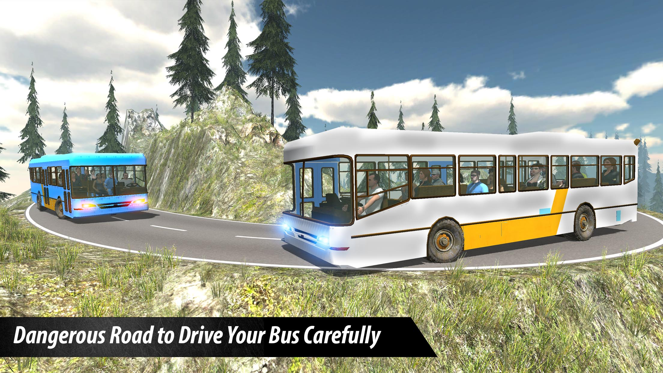 Offroad BUS Hill Climbing - Coach Driver