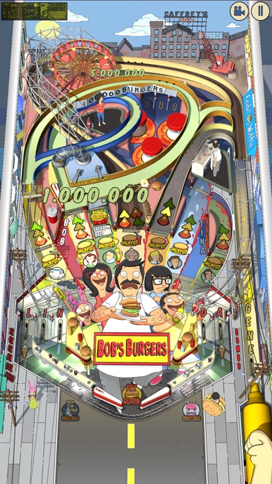 Bob's Burgers Pinball screenshot 1