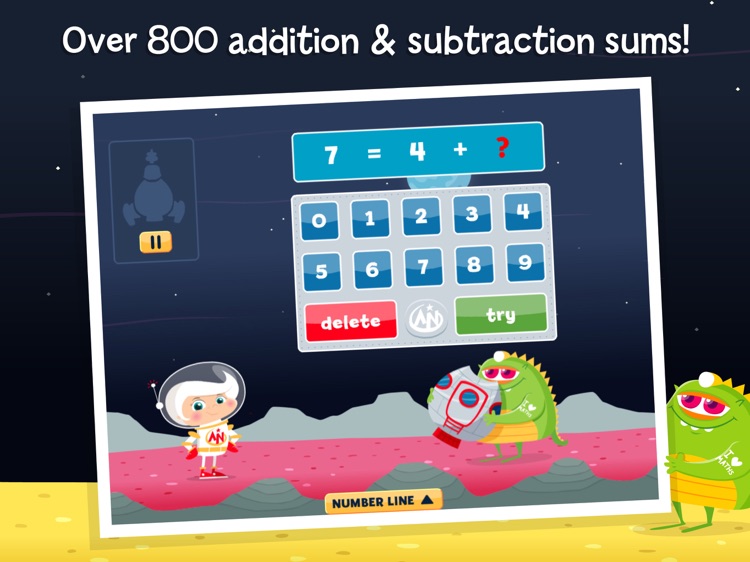 Astro Nora: Addition & Subtraction maths
