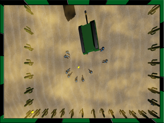 Military Warzone of Tank Cannon Shooting Simulator iPad screenshot