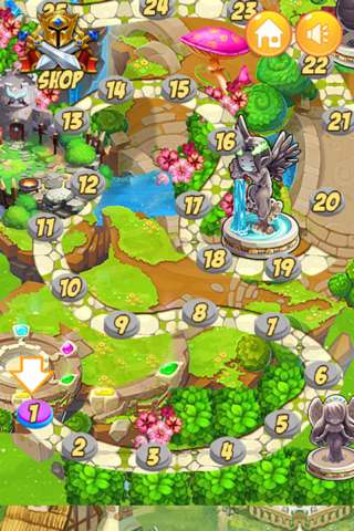 Jewel Legends Free-puzzle game screenshot 2