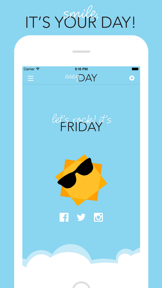 #2. Easy Day - Smile, it’s your DAY! (iOS) 由: Brais Moure
