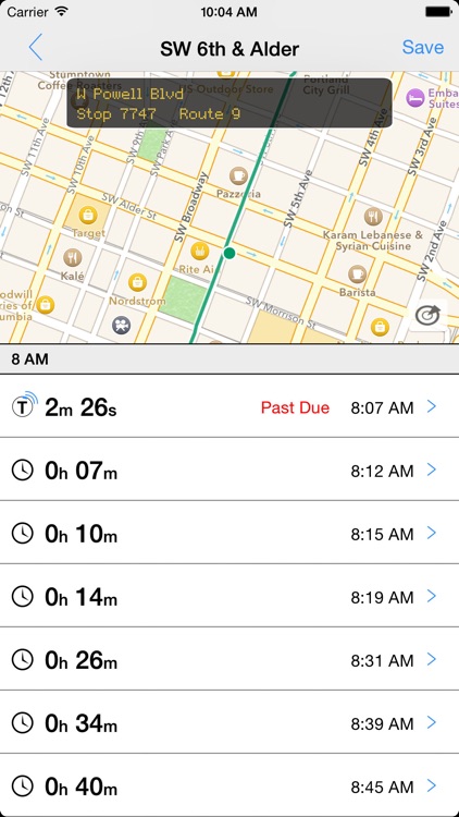 Transit Tracker - Portland (TriMet)