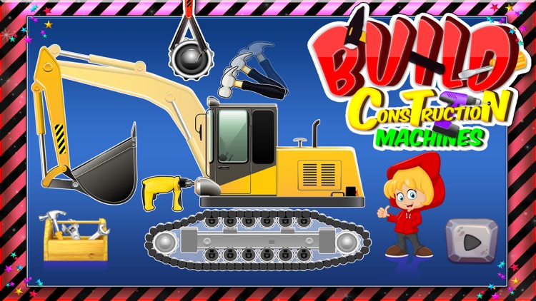 Build Construction Machines & Auto Shop Game