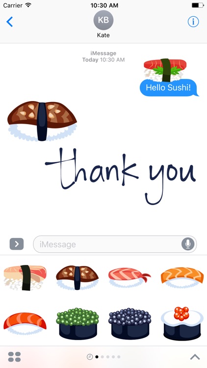Sushi Stickers for iMessage #4