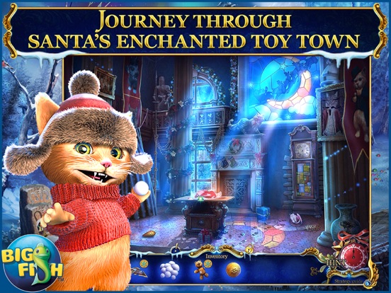 Screenshot #1 for Christmas Stories: Puss in Boots HD - A Magical Hidden Object Game (Full)