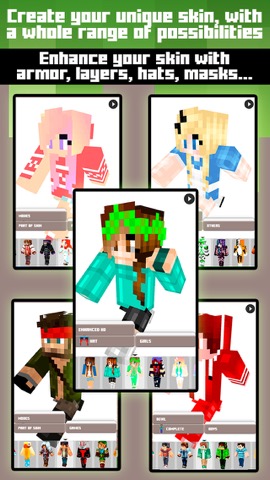 Skins for Minecraft PE & PC - Free Skinsのおすすめ画像2