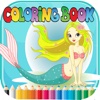 Mermaid Animal Coloring Book - for Kids