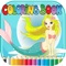 Mermaid Animal Coloring Book - for Kids