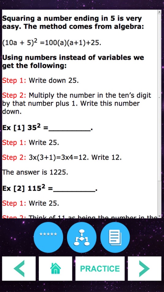 #3. Maths shortcut tricks number - Vedic maths tricks - mathematics magic (iOS) By: bonbongame.com