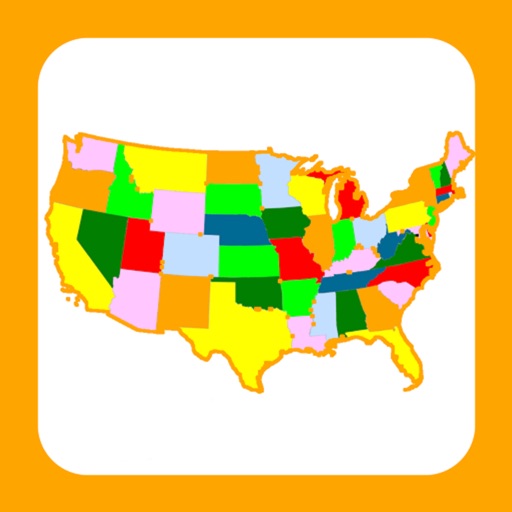 USA States & Capitals. 4 Type of Quiz & Games!!! icon