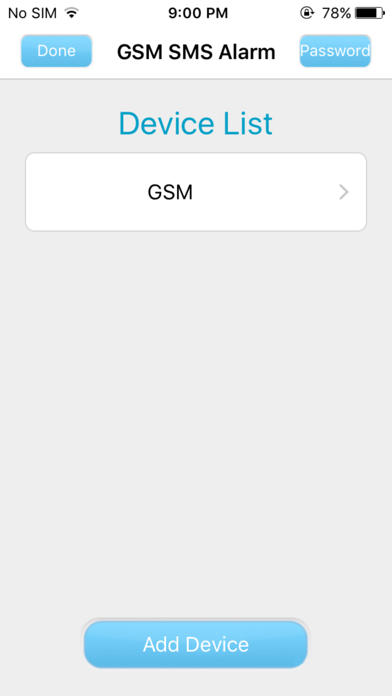 GSM SMS Alarm screenshot 2