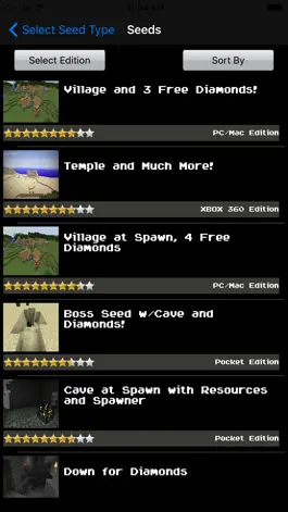 Game screenshot Amazing Seeds for Minecraft Pro Edition apk