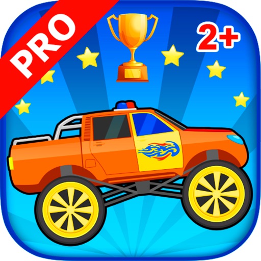 Toddler Racing Car Game for Kids. Premium icon