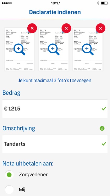 FBTO Zorgdeclaratie app screenshot-3