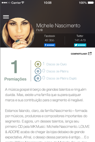 Michelle Nascimento - Oficial screenshot 3