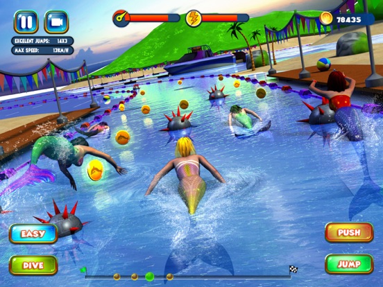 Mermaid Dash 2016 iPad screenshot 3 - Games app