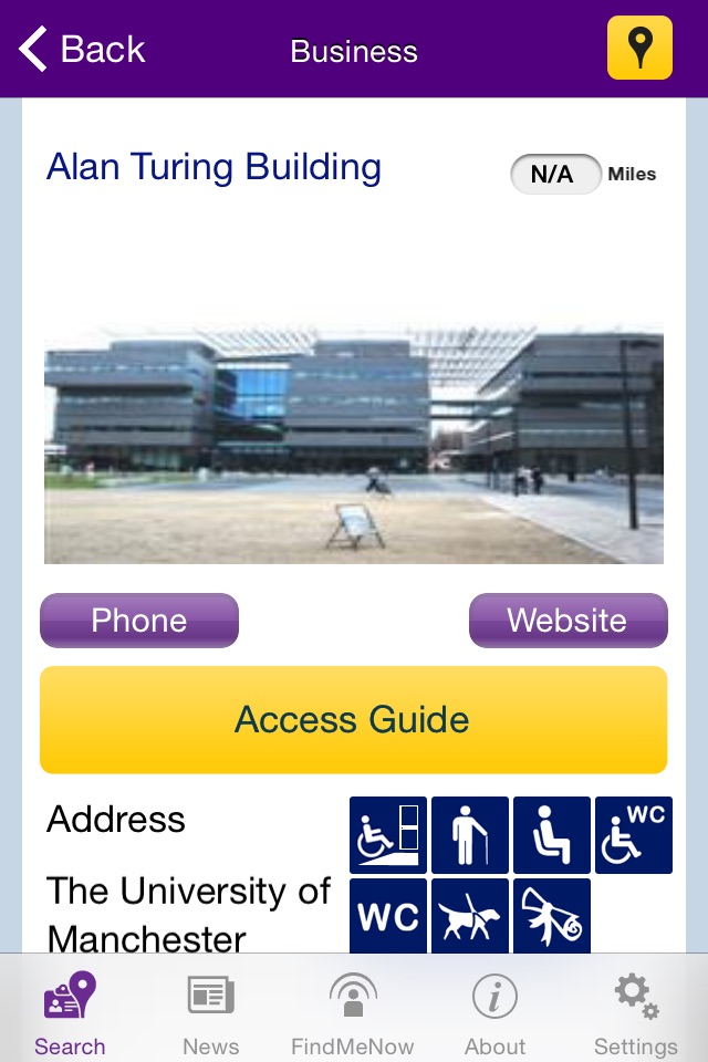 AccessAble - Uni Of Manchester screenshot 2