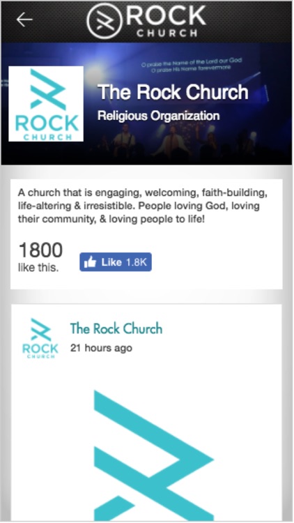 Rock Church CV App