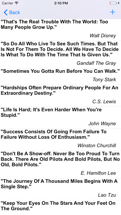 Screenshot #2 pour Quotables: YOUR Daily Quote Reminder