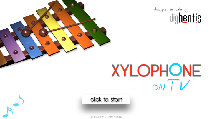 Screenshot #1 pour XyloPhone on TV – Play Music & Game