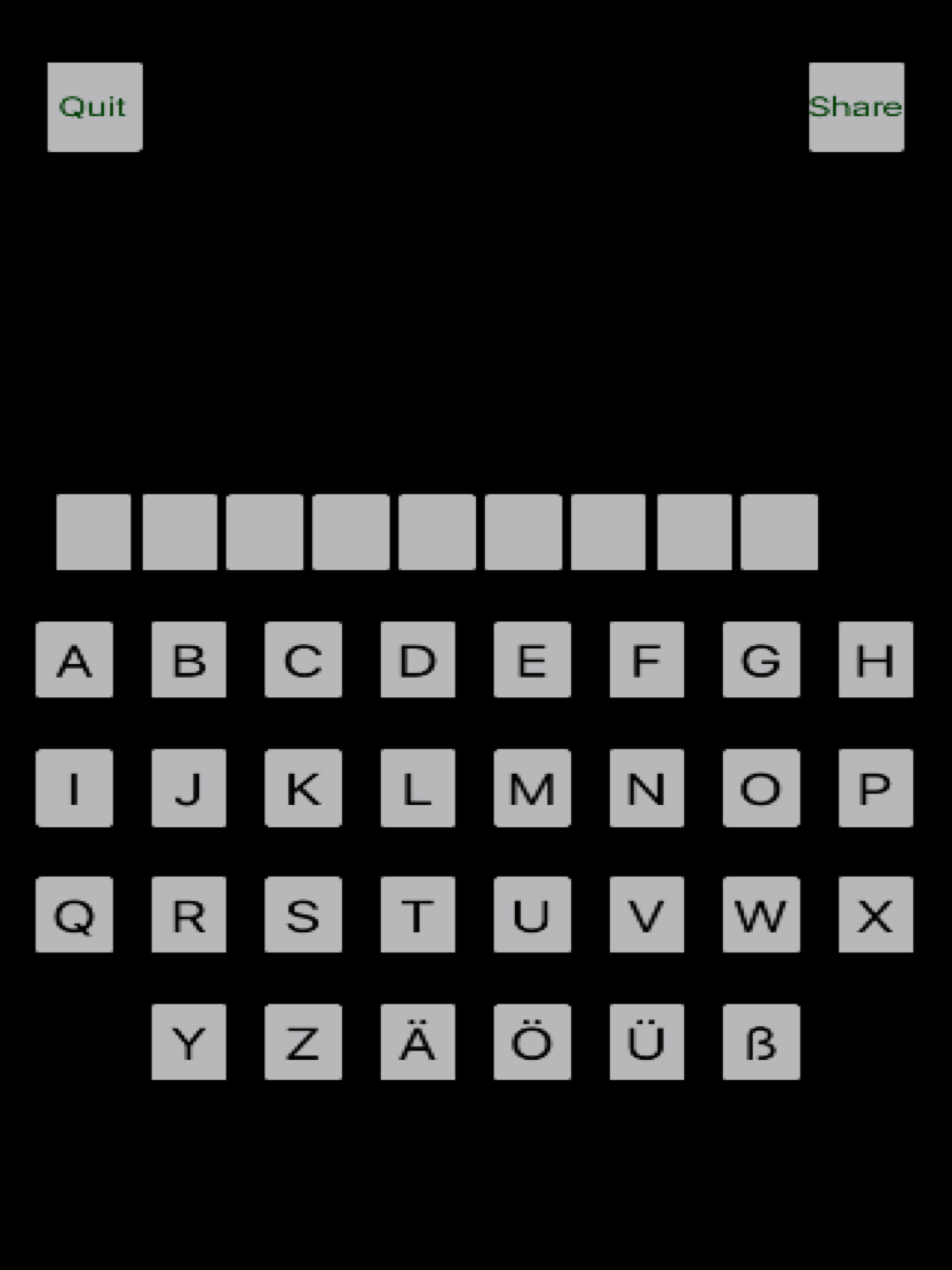 Simple German Hangman