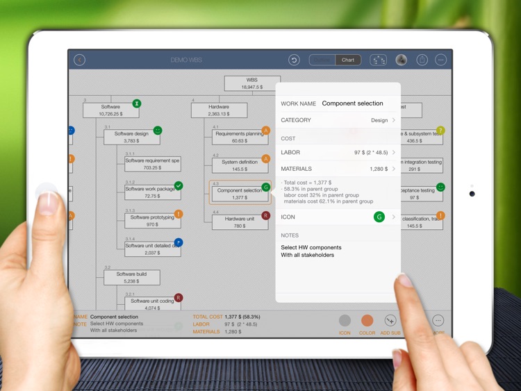 WBS - Project Work Breakdown Structure Management screenshot-3