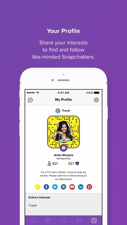 GhostCodes - a discovery app for Snapchat