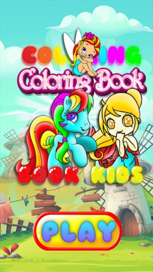 Pony Mermaid Fairy Coloring Books- 绘画比赛 手指画 嬰兒遊戲(圖3)-速報App