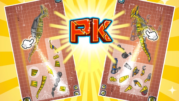 Steel Dino Toy：Mechanic Raptors - 2 player game